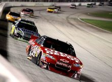 Tony Stewart led eight times for 176 of the races 325 laps. Throughout Sunday’s NASCAR Sprint Cup Series Emory Healthcare 500, there were 22 lead changes among seven drivers. Credit: Todd Warshaw/Getty Images for NASCAR